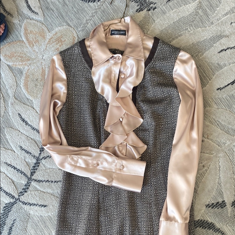 Antonio derrico
Dress with Bishop Sleeves for Work Italian made BBB